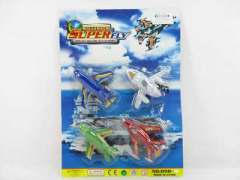 Pull Back Airplane(4in1) toys