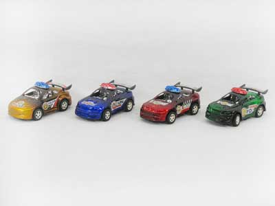 Pull Back Police Car(4in1) toys