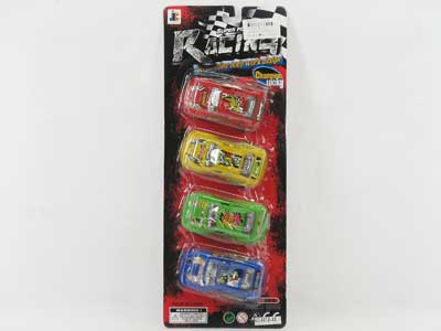 8Cm Pull Back Racing Car(4in1) toys