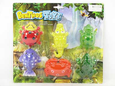 Pull  Back Animal(6in1) toys