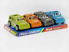 Pull Back Jeep(4in1) toys