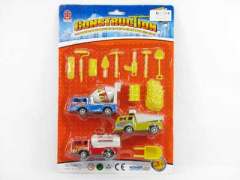 Pull Back Construction Truck W/Tool(3in1)