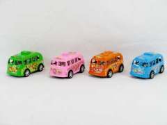 Pull Back Bus(4S4C) toys