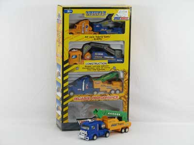 Pull Back Tow Truck(4in1) toys