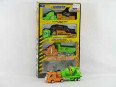 Pull Back Tow Truck(4in1)