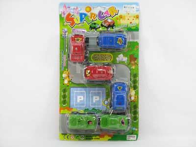 Pull Back Cross-country Car W/L(6in1) toys