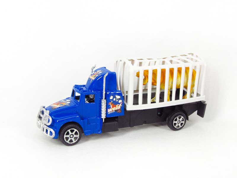 Pull Back  Car Tow Animal(3C) toys