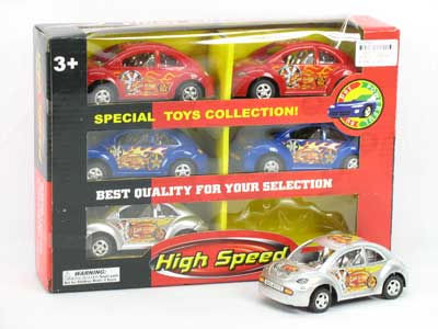 Pull Back Car(6in1) toys