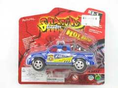 Pull Back Police  Car(4C) toys