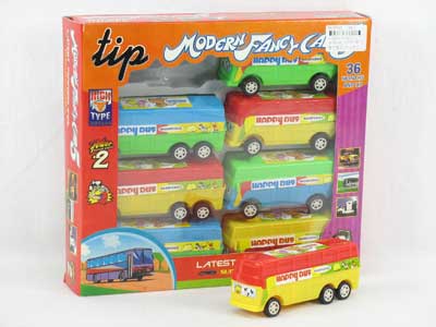 Pull Back Autobus(8in1) toys