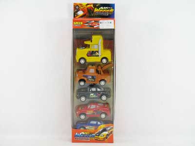 Pull Back Car(5in1) toys