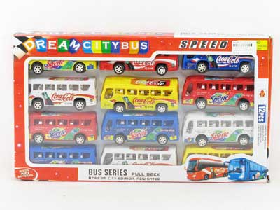 Pull Back Bus(12in1) toys