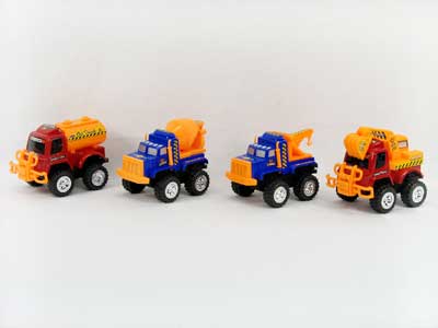 Pull Back Construction Truck(4S2C) toys