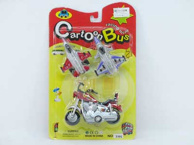 Pull Back Plane & Pull Back Motorcycle(3in1) toys