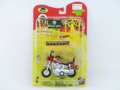 Pull Back Motorcycle & Guide toys