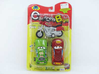 Pull Back Car & Pull Back Motorcycle(3in1) toys