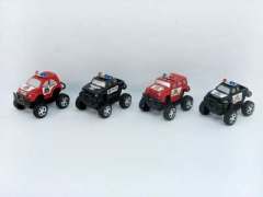 Pull Back Cross-country Police Car (4S) toys