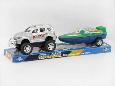 Pull Back Car Tow Boat toys