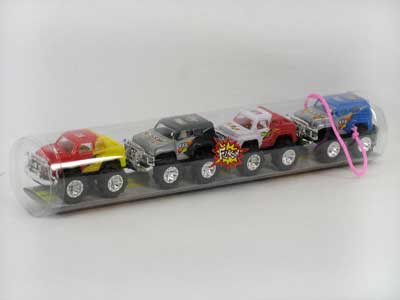 Pull Back Cross-country Car W/L(4in1) toys