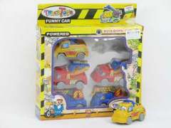 Pull Back Construction Truck(6in1) toys