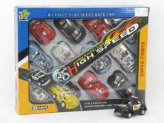 Pull Back Police Car(12in1) toys