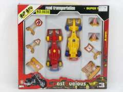 Pull Back Equation Car &Guide toys