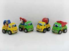Pull Back Cartoon Construction Truck(4S) toys