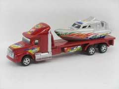 Pull Back Car Tow Boat