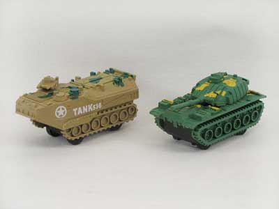 Pull Back Tank(2S2C) toys