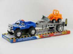 Pull Back Car Tow ConstructionTruck