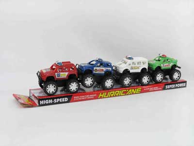 Pull Back Cross-country Police Car(4in1) toys