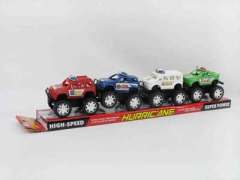 Pull Back Cross-country Police Car(4in1) toys