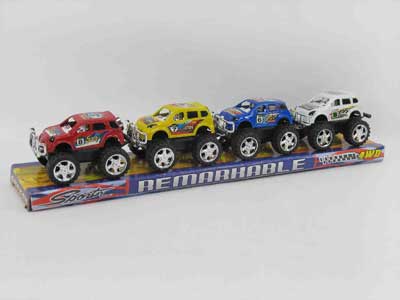 Pull Back Cross-country Car(4in1) toys