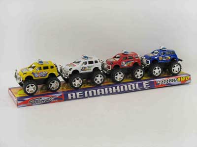 Pull Back Cross-country Police Car(4in1) toys