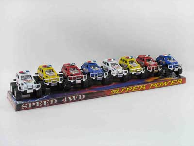 Pull Back Police Car(8in1) toys