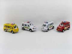 Pull Back Police Car(4in1)