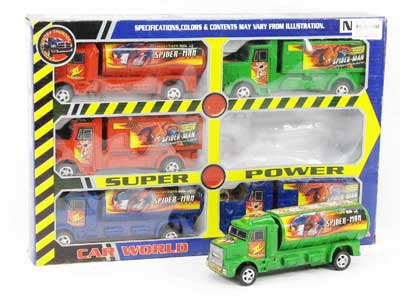 Pull Back Container & Tanker(6in1) toys