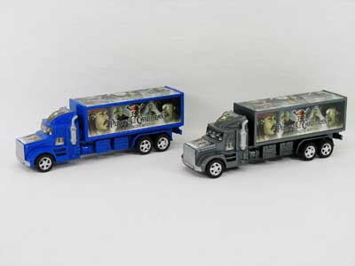 Pull Back  Container Car(2in1) toys