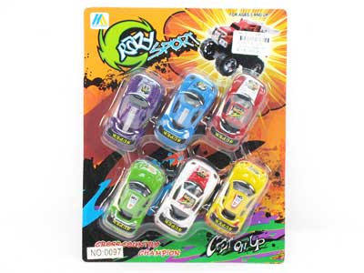 Pull  Back Car(6in1) toys