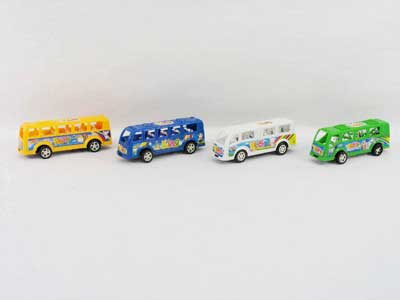 Pull Back Bus(4in1) toys