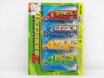Pull Back  Container Car(4in1) toys