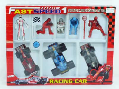 Pull Back Equation Car & Maintain Man(3in1) toys