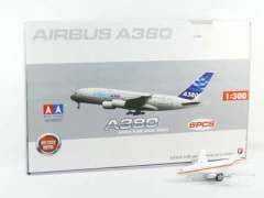 1:300 Die Cast Airplane Pull Back W/M_L(6in1)