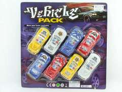 Pull Back Police Car(8in1) toys