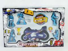 Pul Back Motorcycle Set(2C) toys