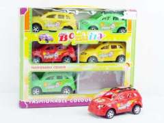 Pull  Back Car(6in1) toys