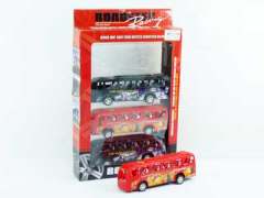 Pull Back Bus(4in1) toys