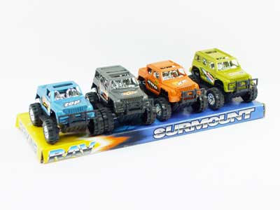 Pull Back Jeep(4in1) toys