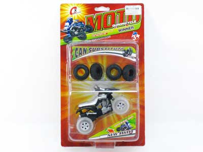 Die Cast Motorcycle Pull Back W/L_M toys