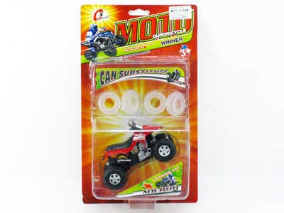 Die Cast Motorcycle Pull Back(4C) toys